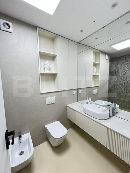 Apartament cu 2 camere decomandat, mobilat în Calea Moldovei