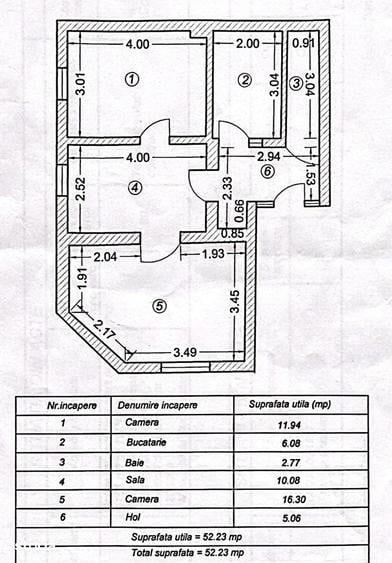 Casă cu 3 camere cu Teren 78 Mp în Ultracentral