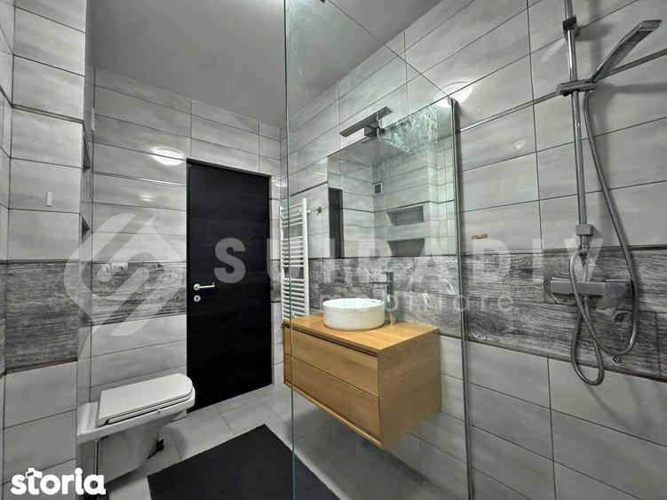 Apartament cu 2 camere semidecomandat, mobilat în Între Lacuri