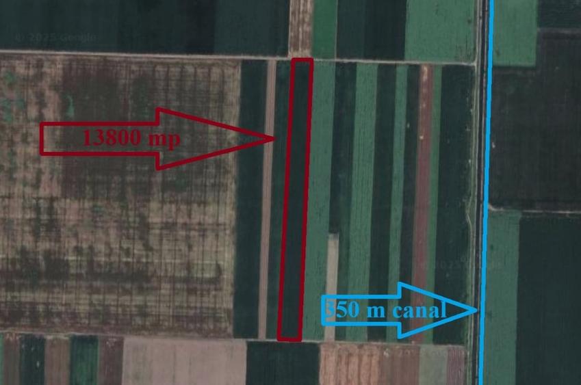 Teren agricol extravilan de 13800 mp, în Scânteia