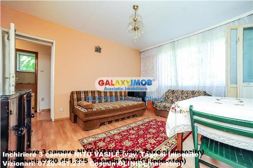Apartament cu 3 camere semidecomandat, mobilat în Berceni