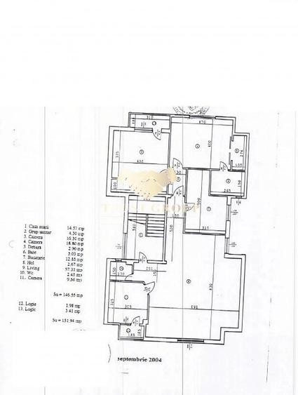 Apartament cu 4 camere decomandat, mobilat în Arcul de Triumf