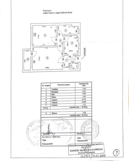 Apartament cu 2 camere semidecomandat în Gara de Nord