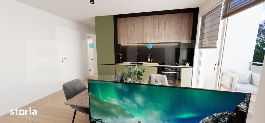 Apartament cu 2 camere în Apahida