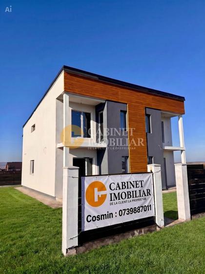 Duplex cu 3 camere cu Canalizare în Miroslava