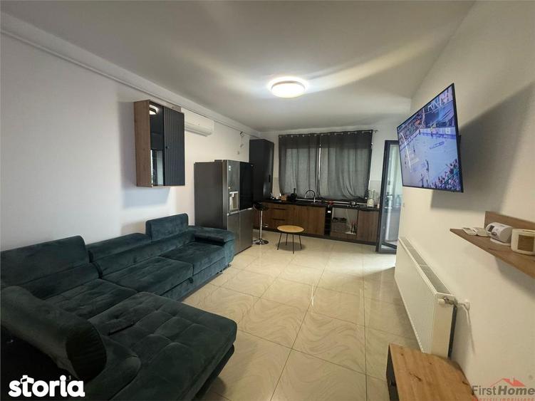 Apartament cu 2 camere semidecomandat, mobilat în Nord