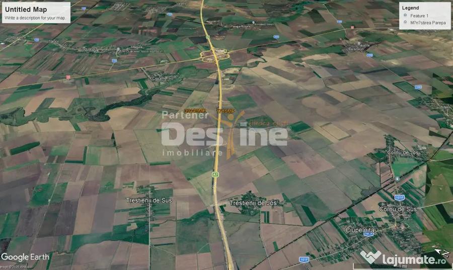 Teren de 41225 mp, în Dumbrava