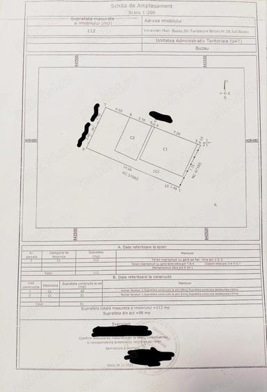Casă cu 4 camere cu Teren 112 Mp în Central