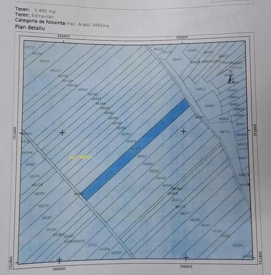 Teren de 3495 mp, în 1 Decembrie