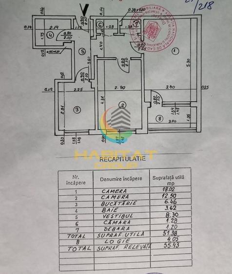 Apartament cu 2 camere decomandat, mobilat în Sălăjan