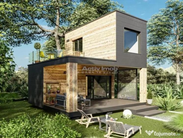 Casa pe Structura Lemn si Panouri SIP - 1