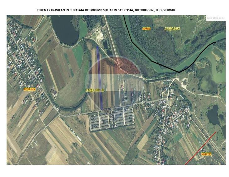 Teren agricol extravilan de 28800 mp, în Poșta