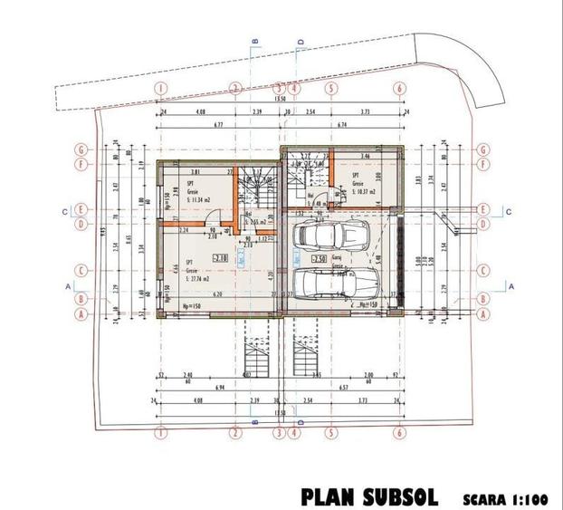 Duplex cu 5 camere cu Canalizare în Dâmbul Rotund