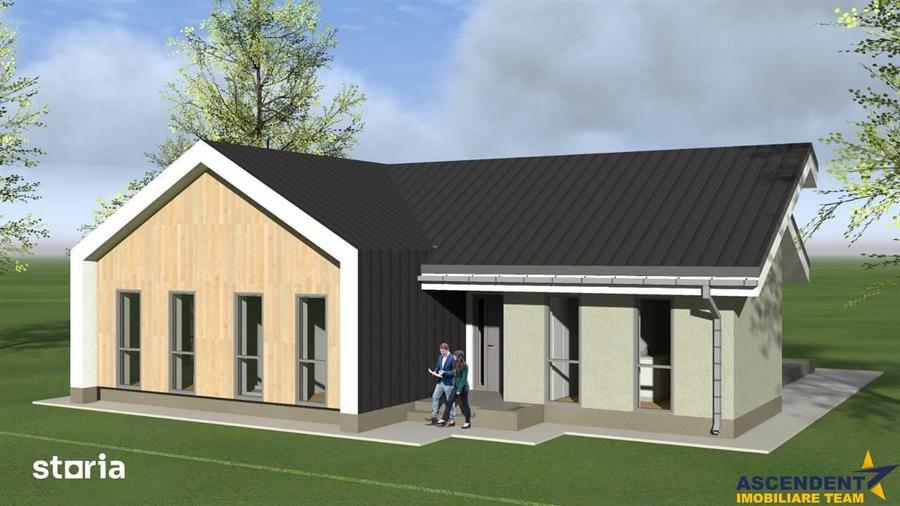 Casă cu 4 camere cu Teren 300 Mp în Tărlungeni