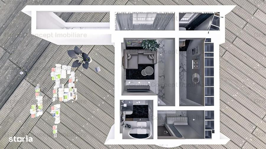 Apartament 1 camera, Tatarasi, 37.01mp 82.660 Cod Oferta: 7052 - 9