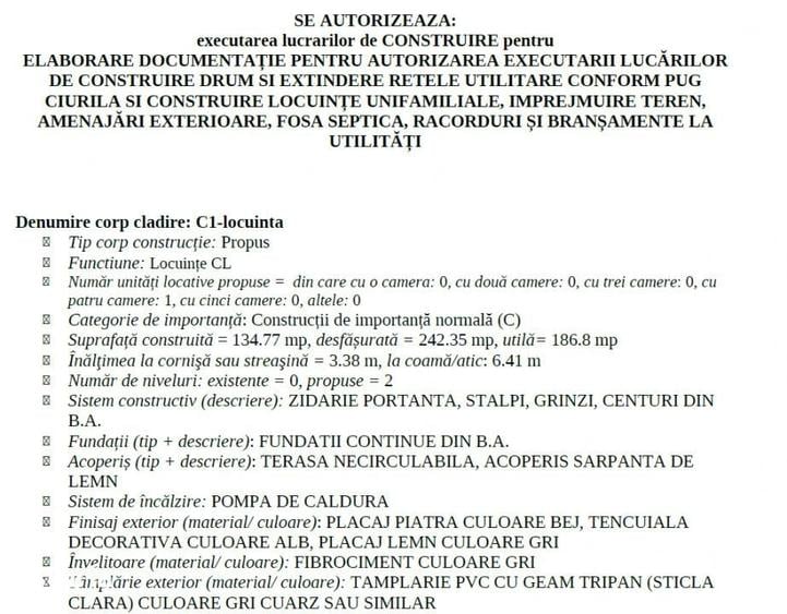 Teren de 903 mp, în Ciurila