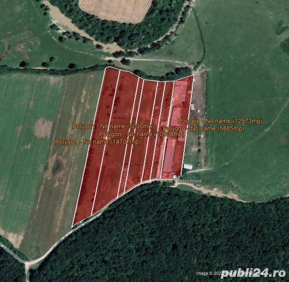 Teren de 5000 mp, în Potigrafu