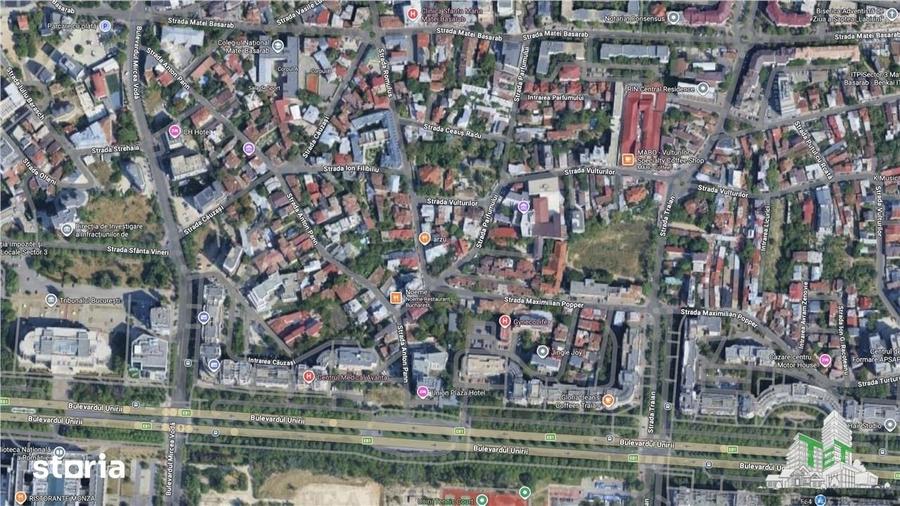Teren de 1056 mp, în Unirii