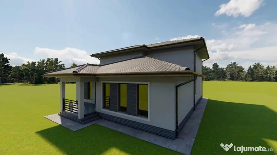 Casă cu 5 camere cu Teren 850 Mp în Satu Nou de Jos