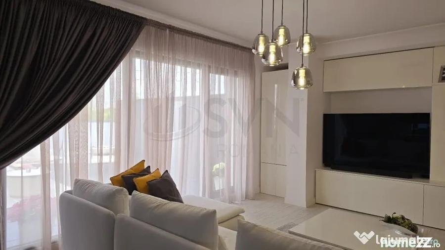 Apartament cu 2 camere semidecomandat, mobilat în Central