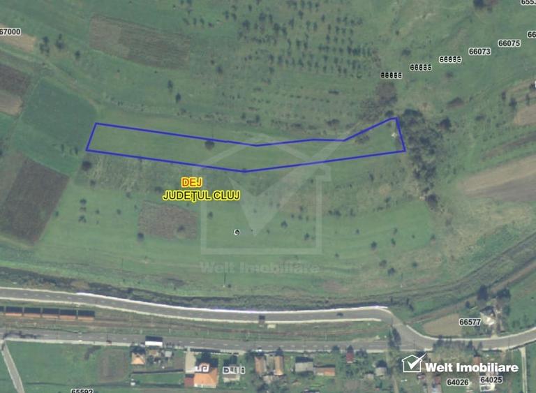 Teren agricol intravilan de 5300 mp, în Dej