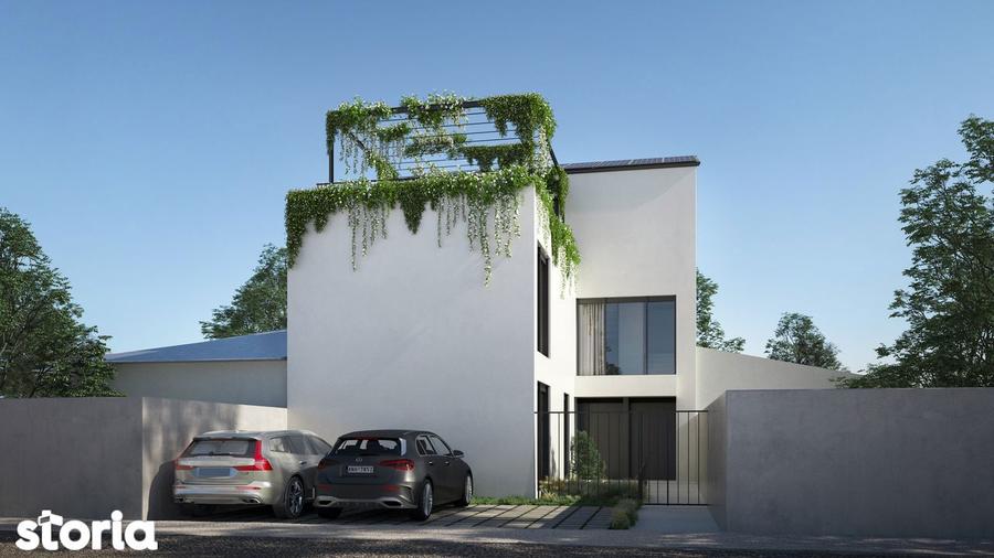 Casa cu arhitectura contemporana in Bucure?tii Noi - 1
