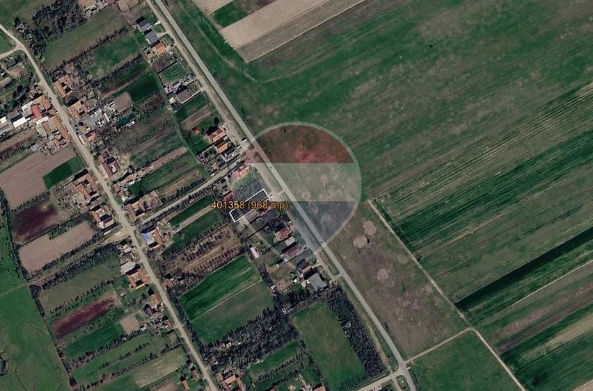 Teren de 968 mp, în Oloșag
