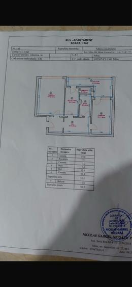 Apartament cu 2 camere decomandat în Mihai Viteazul