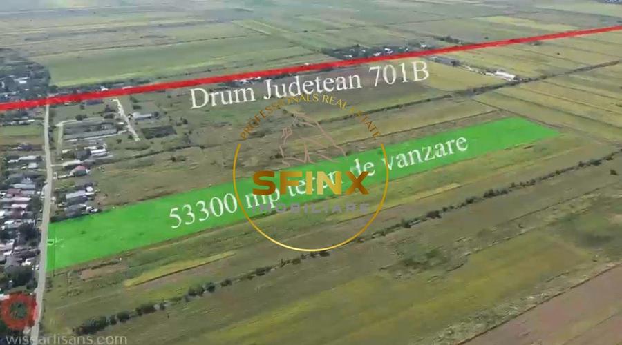 Teren Construcții intravilan de 53500 mp, în Ciocănești