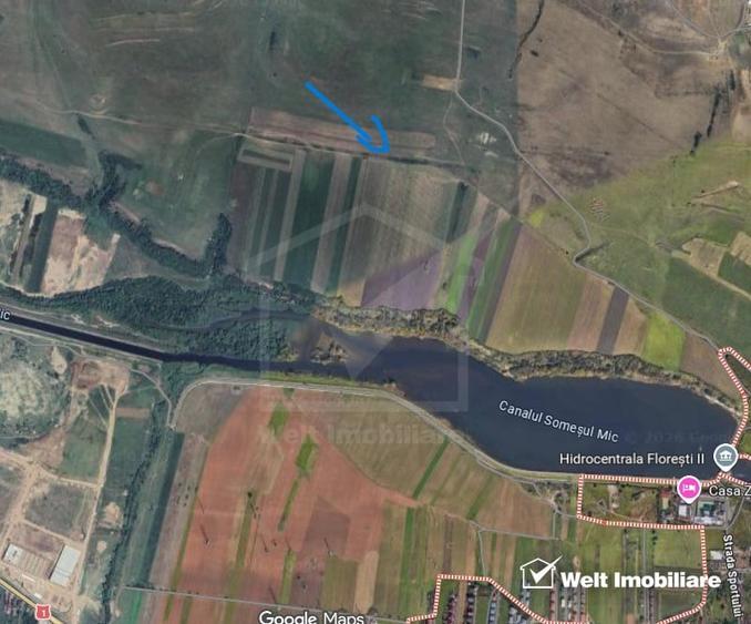 Teren agricol extravilan de 1070 mp, în Florești