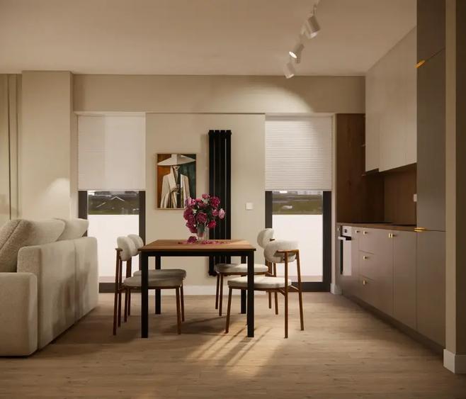 Apartament cu 3 camere decomandat, mobilat în Voluntari