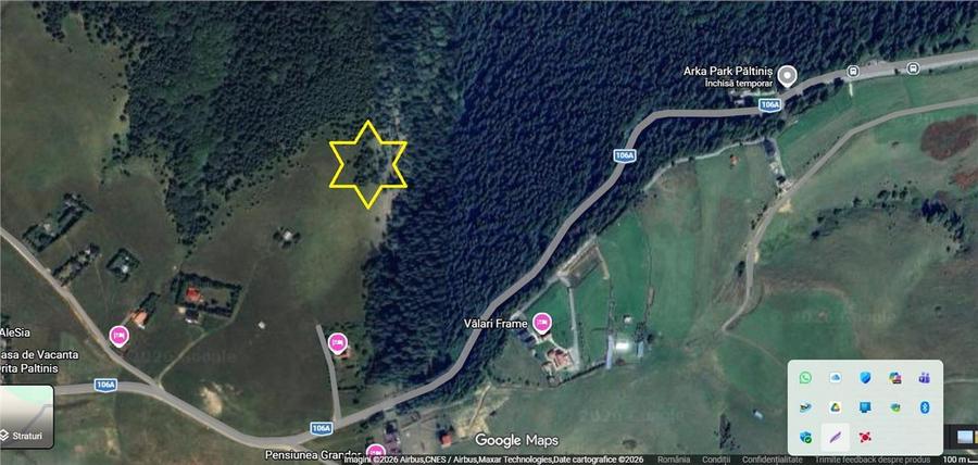 Teren agricol extravilan de 5000 mp, în Păltiniș