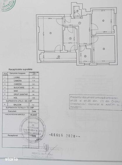 Apartament cu 3 camere decomandat, mobilat în Apărătorii Patriei