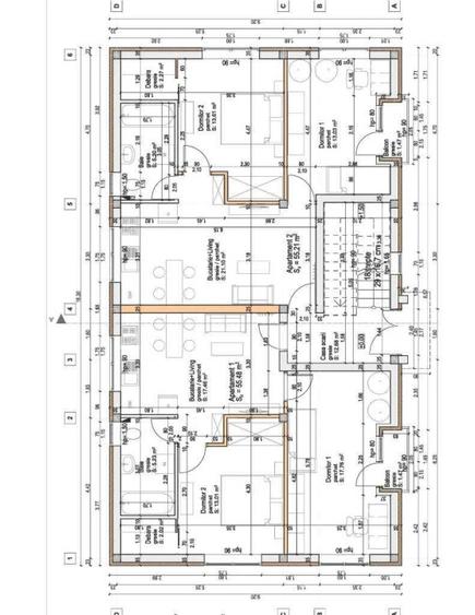 Apartament cu 3 camere semidecomandat în Apahida