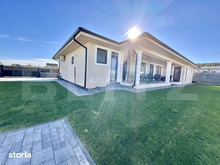 Casa superba, pe un singur nivel, 284 mp, mobilata lux