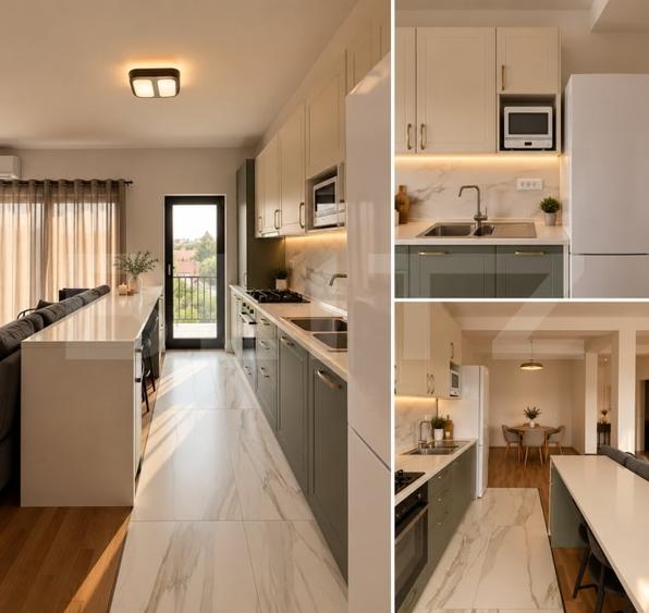 Apartament cu 3 camere decomandat, mobilat în Steaua