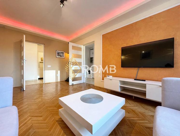 Apartament cu 3 camere semidecomandat, mobilat în Grigorescu