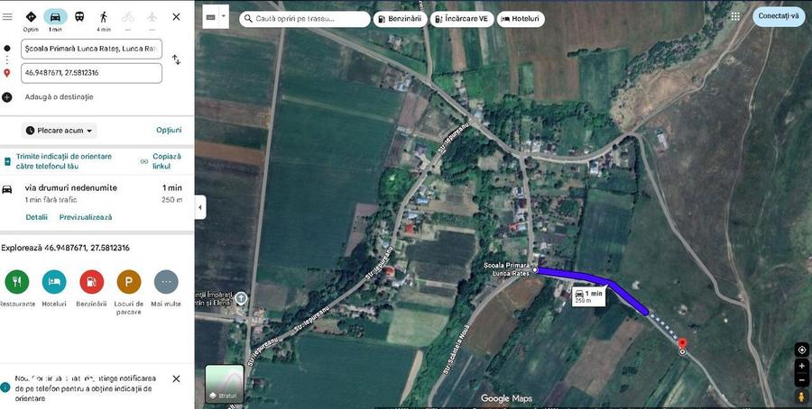 Teren de 21000 mp, în Scânteia