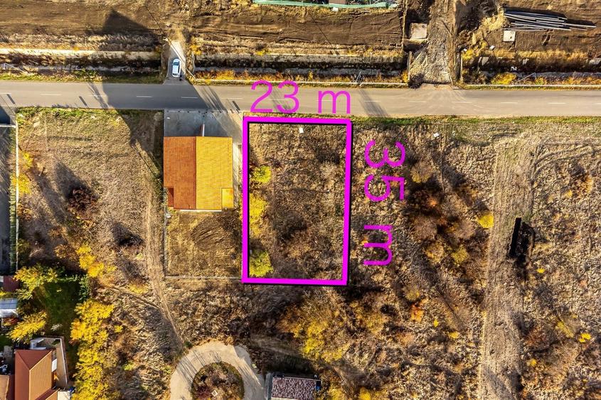 Teren Construcții intravilan de 750 mp, în Vladimirescu
