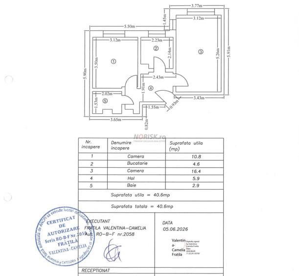 Apartament cu 2 camere decomandat în Nicolae Grigorescu