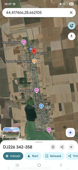 Teren de 900 mp, în Corbu