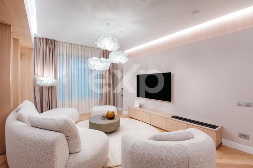 Apartament cu 4 camere decomandat, mobilat în Kiseleff