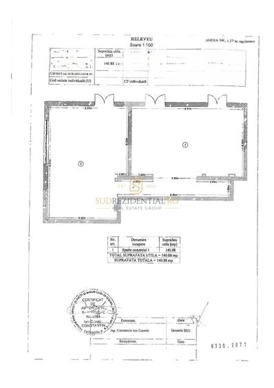 Spațiu comercial, de 140 mp, în Central