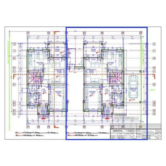 Duplex cu 4 camere cu Canalizare în Dumbrăvița