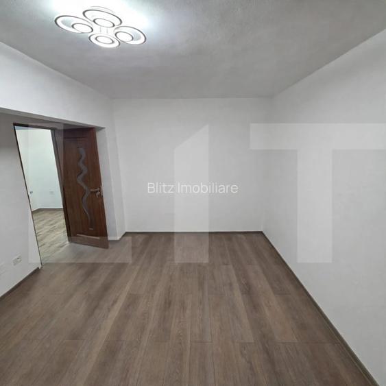 Apartament 2 camere decomandat, 54 mp, etaj 2, zona centrală Bălș – 58.000 €