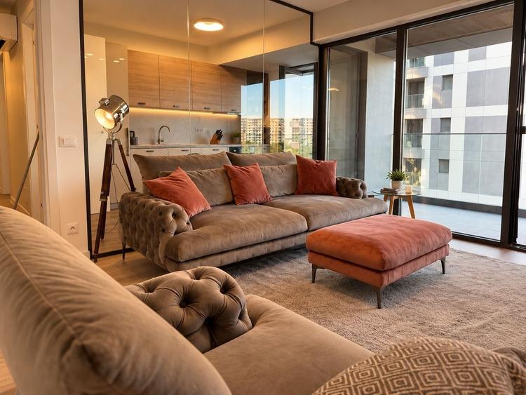 Apartament cu 2 camere decomandat, mobilat în Aviației
