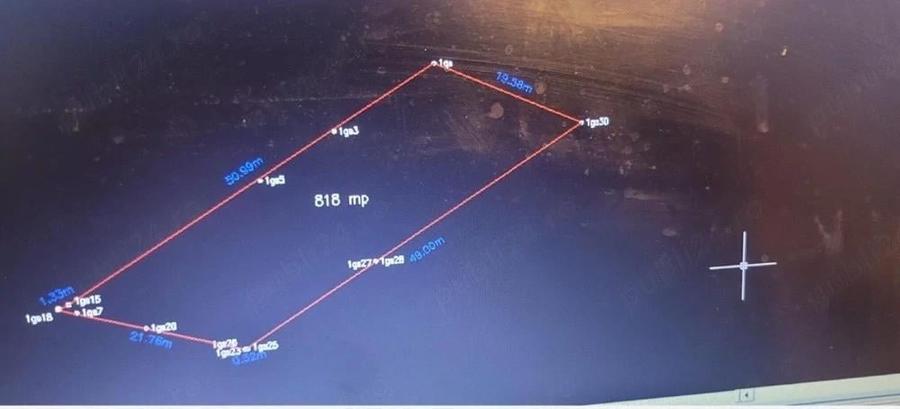 Teren de 814 mp, în Vârvor