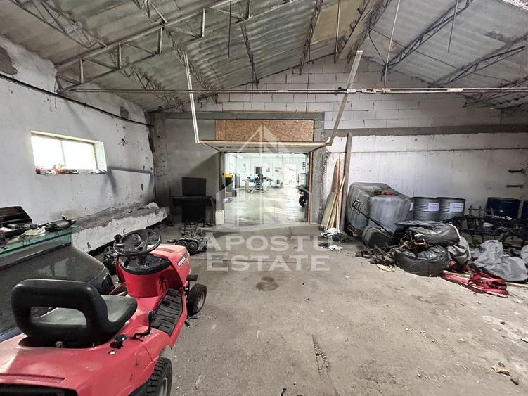 Spațiu industrial, de 200 mp, în Chevereșu Mare