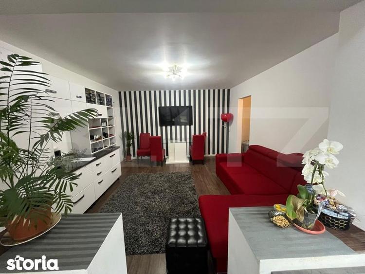 Apartament cu 3 camere semidecomandat în Rogerius