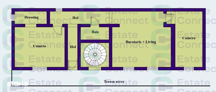 Apartament cu 3 camere decomandat în Ultracentral